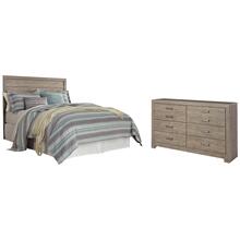Queen/full Panel Headboard With Dresser