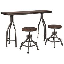Odium Counter Height Dining Table and Bar Stools (set of 3)