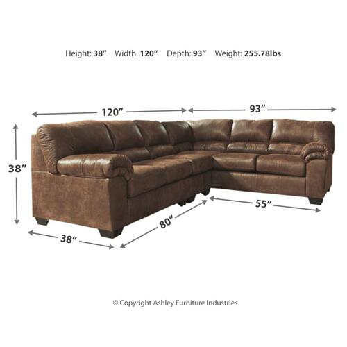 3-piece Sectional With Ottoman