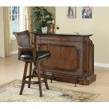 Traditional Ornate Brown Bar Unit