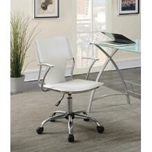 Contemporary White Office Chair
