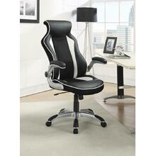 Contemporary Black and White Office Chair