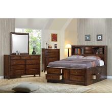 Hillary and Scottsdale Cappuccino Queen Four-piece Bedroom Set