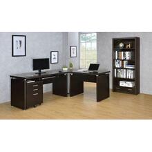 Skylar Contemporary Cappuccino Corner Table
