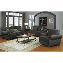 Colton Grey Three-piece Living Room Set